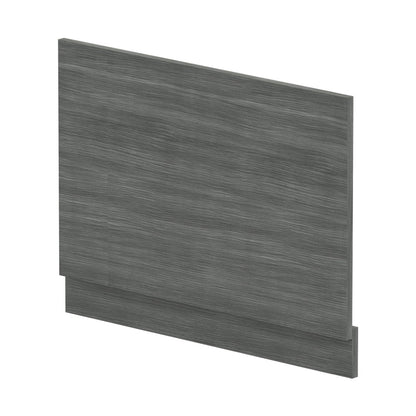 Nuie Bath Panels Straight End Panel & Plinth (750mm) Contemporary Anthracite Woodgrain MFC Textured Woodgrain 560x730x36mm - JJ Building Materials