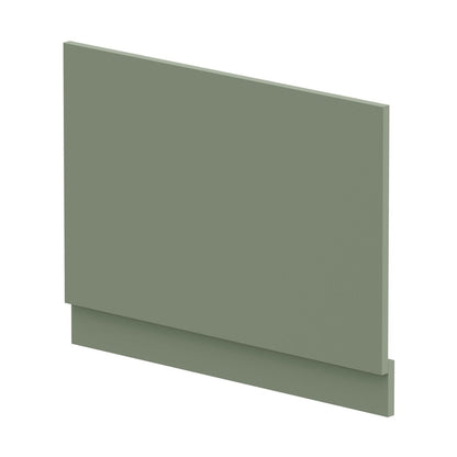 Nuie Bath Panels Straight End Panel & Plinth (750mm) Contemporary Satin Green MDF Painted Matt 560x730x36mm - JJ Building Materials