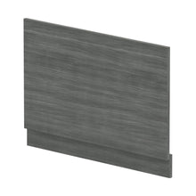 Nuie Bath Panels Straight End Panel & Plinth (800mm) Contemporary Anthracite Woodgrain MFC Textured Woodgrain 560x780x36mm - JJ Building Materials