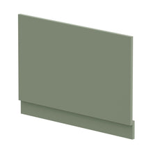 Nuie Bath Panels Straight End Panel & Plinth (800mm) Contemporary Satin Green MDF Painted Matt 560x780x36mm - JJ Building Materials