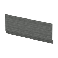Nuie Bath Panels Straight Front Panel & Plinth (1700mm) Contemporary Anthracite Woodgrain MFC Textured Woodgrain 560x1695x36mm - JJ Building Materials