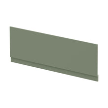 Nuie Bath Panels Straight Front Panel & Plinth (1700mm) Contemporary Satin Green MDF Painted Matt 560x1695x36mm - JJ Building Materials
