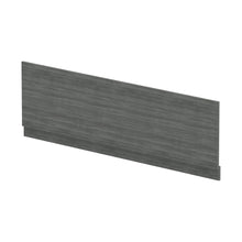 Nuie Bath Panels Straight Front Panel & Plinth (1800mm) Contemporary Anthracite Woodgrain MFC Textured Woodgrain 560x1795x36mm - JJ Building Materials