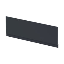 Nuie Bath Panels Straight Front Panel & Plinth (1800mm) Contemporary Soft Black MDF Painted Matt 560x1795x36mm - JJ Building Materials