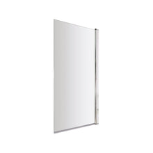 Nuie Bath Screens Square Bath Screen Contemporary Chrome Aluminium 1430x790x38mm - JJ Building Materials