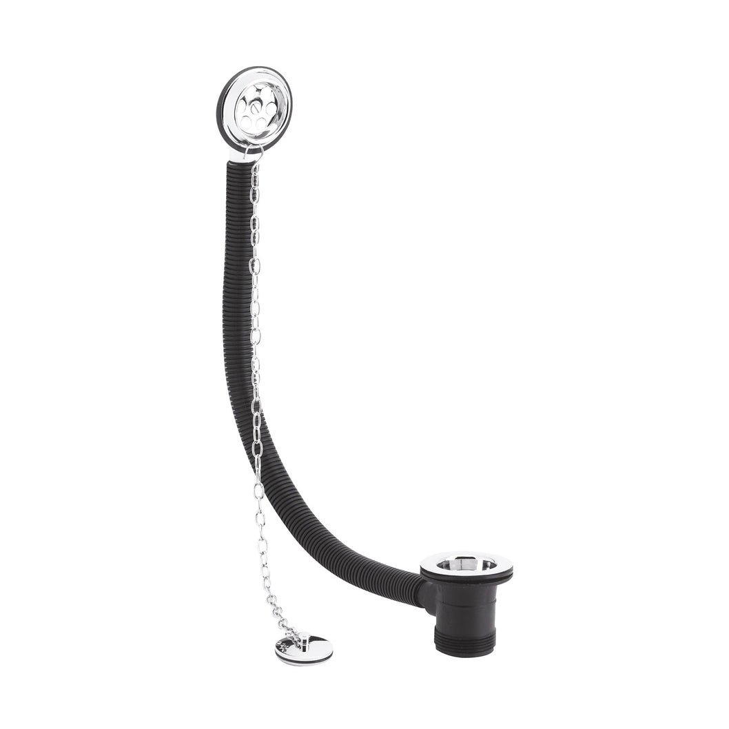 Nuie Bath Wastes And Extras Bath Waste Contemporary Chrome Brass 70x70x62mm - E348 - JJ Building Materials