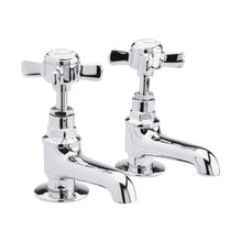 Nuie Beaumont Basin Taps Traditional Chrome Brass 115x40x115mm - JJ Building Materials