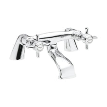 Nuie Beaumont Bath Filler Traditional Chrome Brass 100x220x180mm - JJ Building Materials