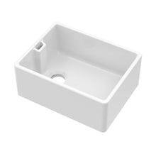 Nuie Belfast Sink 595x455x254 Traditional White Fireclay 245x595x455mm - JJ Building Materials