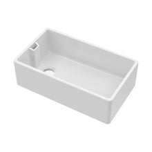 Nuie Belfast Sink 795x460x245 Traditional White Fireclay 245x795x460mm - JJ Building Materials