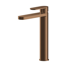 Nuie Binsey High Rise Mono Basin Mixer Contemporary Brushed Bronze Brass 290x52x187mm - JJ Building Materials