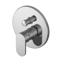 Nuie Binsey Manual Shower Valve With Diverter Contemporary Chrome Brass ABS 170x170x110mm - JJ Building Materials