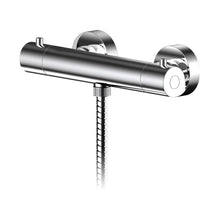 Nuie Binsey Thermostatic Bar Valve Contemporary Chrome Brass ABS 55x275x72mm - JJ Building Materials
