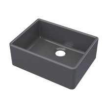 Nuie Butler Sink 595x450x220 Traditional Soft Black Fireclay 220x595x450mm - JJ Building Materials