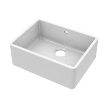 Nuie Butler Sink With Central Waste And Overflow 595x450x220 Traditional White Fireclay 220x595x450mm - JJ Building Materials