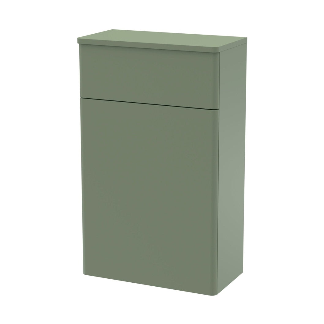 Nuie Classique 500mm Wc Unit Traditional Satin Green MFC Painted Matt 818x500x253mm - JJ Building Materials
