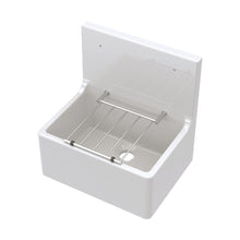 Nuie Cleaner Sink 515x535x393 Traditional White Fireclay 382x515x393mm - JJ Building Materials