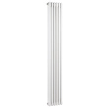 Nuie Colosseum Triple Column Traditional Radiator Contemporary White Steel 1800x287x100mm - JJ Building Materials