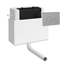 Nuie Concealed Cisterns And Frames Pneumatic Dual Flush Universal Access Concealed Cistern Contemporary Chrome Plastic 305x364x164mm - JJ Building Materials