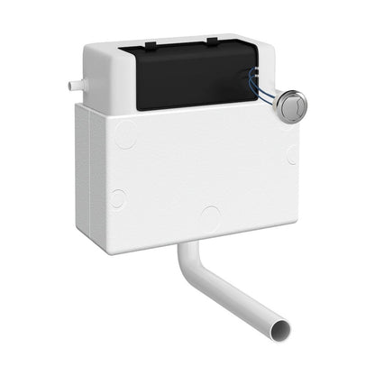 Nuie Concealed Cisterns And Frames Pneumatic Dual Flush Universal Access Concealed Cistern Contemporary White Plastic 305x364x164mm - JJ Building Materials