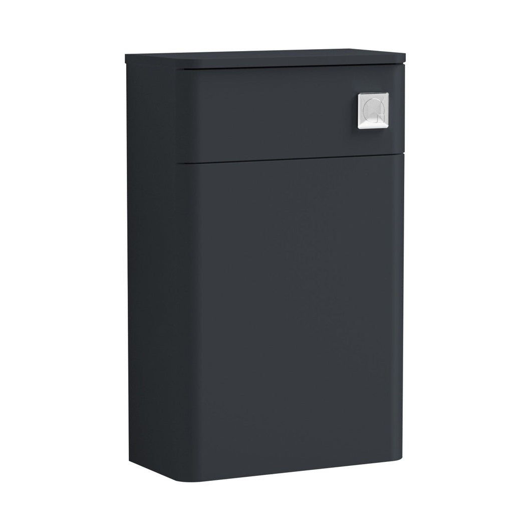 Nuie Core 500mm Wc Unit Contemporary Soft Black MDF Painted Matt 814x505x260mm - JJ Building Materials
