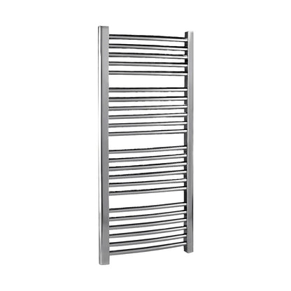 Nuie Curved Ladder Rail Contemporary Chrome Steel 1100x500x56mm - JJ Building Materials
