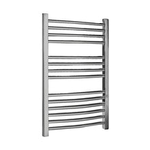 Nuie Curved Ladder Rail Contemporary Chrome Steel 700x500x44mm - JJ Building Materials