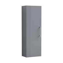 Nuie Deco 400mm Tall Unit Contemporary Satin Grey MFC Painted Gloss 1200x400x253mm - JJ Building Materials