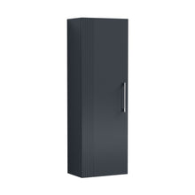 Nuie Deco 400mm Tall Unit Contemporary Soft Black MFC Painted Gloss 1200x400x253mm - JJ Building Materials