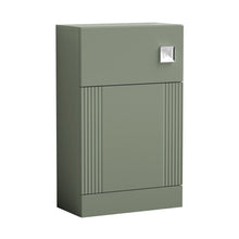 Nuie Deco 500mm Wc Unit Contemporary Satin Green MFC Painted Gloss 810x500x253mm - JJ Building Materials