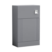 Nuie Deco 500mm Wc Unit Contemporary Satin Grey MFC Painted Gloss 810x500x253mm - JJ Building Materials