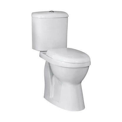 Nuie Doc M Pack Comfort Height Pan & Cistern Contemporary White Vitreous China 860x380x650mm - JJ Building Materials