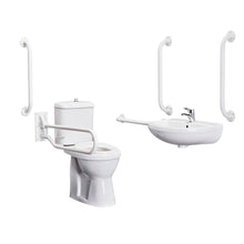 Nuie Doc M Pack White Contemporary Vitreous China - JJ Building Materials