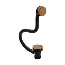 Nuie Easyclean Sprung Plug Bath Waste Traditional Brushed Bronze Brass 70x70x100mm - JJ Building Materials