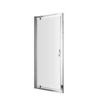 Nuie Ella 1850 X 700mm Pivot Shower Door Contemporary Chrome Aluminium 1850x690x44mm - JJ Building Materials