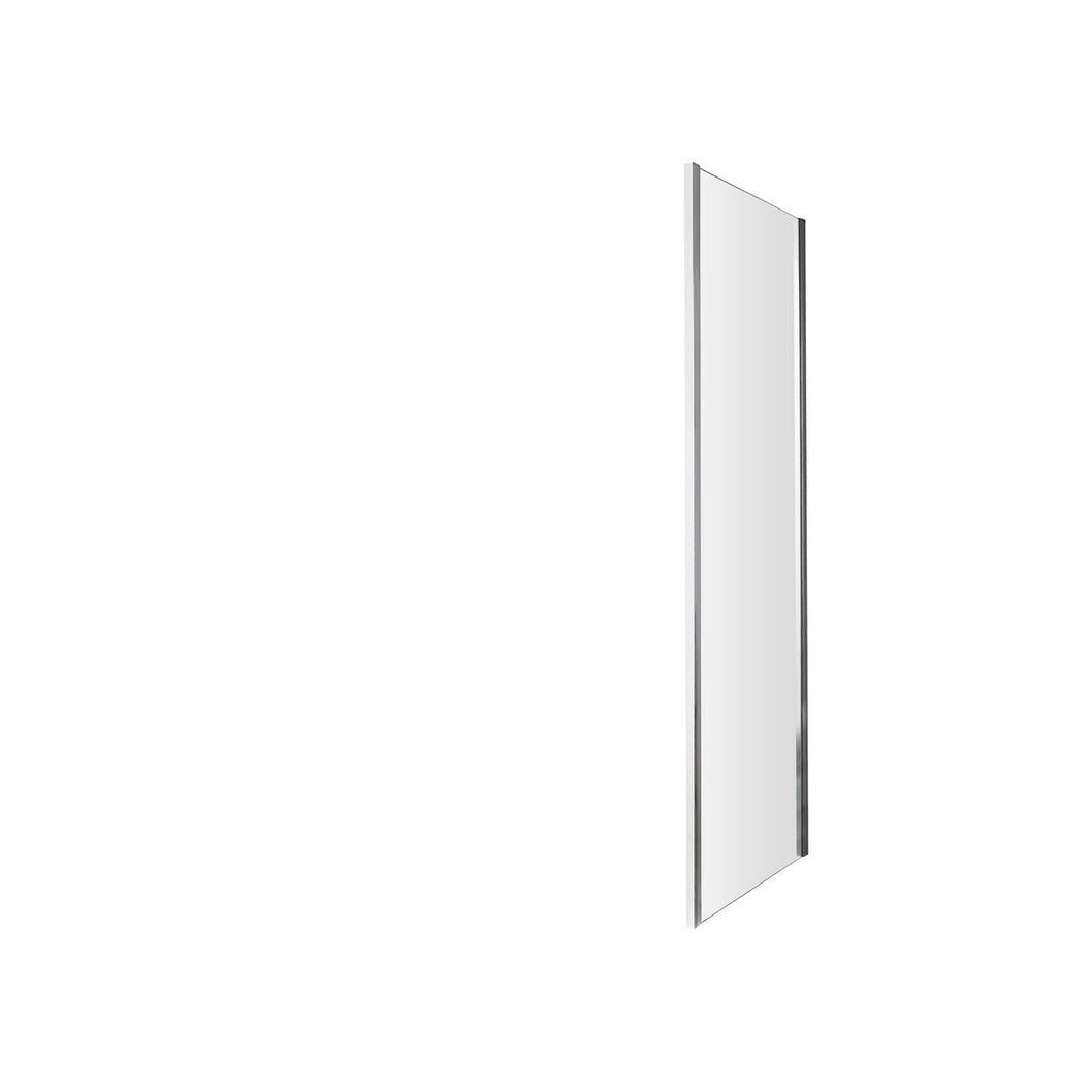 Nuie Ella 1850 X 700mm Side Panel Contemporary Chrome Aluminium 1850x690x31mm - JJ Building Materials