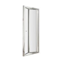 Nuie Ella 1850 X 800mm Bi-folding Shower Door Contemporary Chrome Aluminium 1850x790x44mm - JJ Building Materials