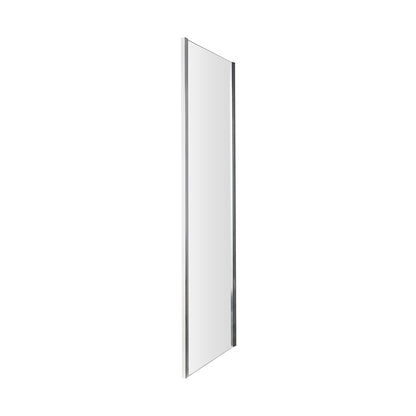Nuie Ella 1850 X 900mm Side Panel Contemporary Chrome Aluminium 1850x890x31mm - JJ Building Materials
