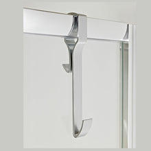 Nuie Enclosure Hook For Framed Enclosures Contemporary Chrome Stainless Steel 300x25x60mm - JJ Building Materials