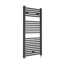 Nuie Eton Electric Radiator Contemporary Anthracite Steel 1100x500x30mm - JJ Building Materials