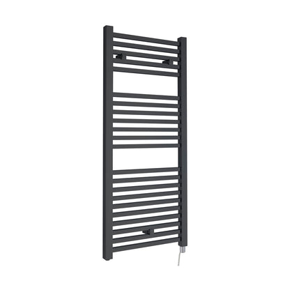 Nuie Eton Electric Radiator Contemporary Anthracite Steel 1100x500x30mm - JJ Building Materials