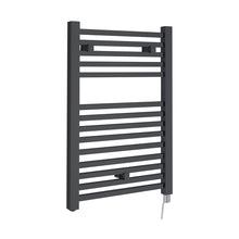 Nuie Eton Electric Radiator Contemporary Anthracite Steel 690x500x30mm - JJ Building Materials