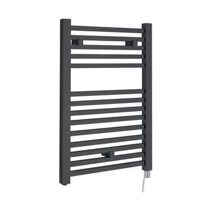 Nuie Eton Electric Radiator Contemporary Anthracite Steel 690x500x30mm - JJ Building Materials
