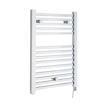 Nuie Eton Electric Radiator Contemporary Chrome Steel 690x500x30mm - JJ Building Materials