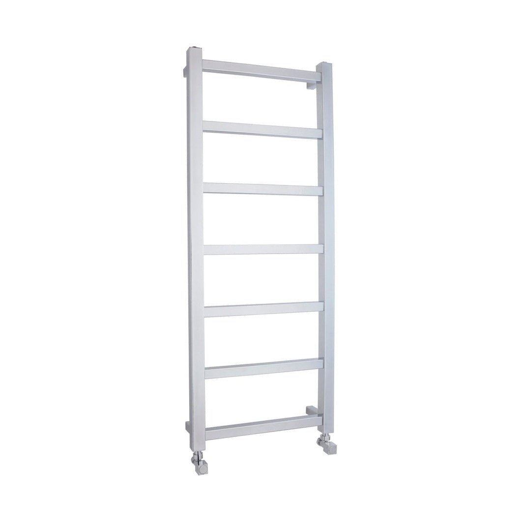 Nuie Eton Heated Towel Rail Contemporary Chrome Steel 1200x450x40mm - JJ Building Materials