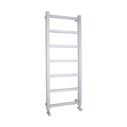 Nuie Eton Heated Towel Rail Contemporary Chrome Steel 1200x450x40mm - JJ Building Materials