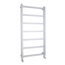 Nuie Eton Heated Towel Rail Contemporary Chrome Steel 1200x600x40mm - JJ Building Materials