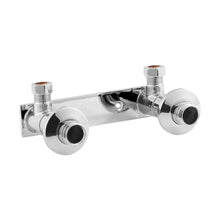 Nuie Fast-fit Bracket For Bar Thermostats Contemporary Chrome Brass 105x190x60mm - JJ Building Materials