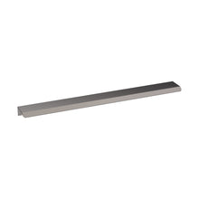 Nuie Finger Pull Handle 300mm Contemporary Brushed Pewter Aluminium 17x300x36mm - JJ Building Materials