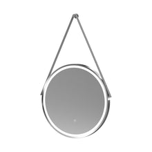 Nuie Framed Led Touch Sensor Mirrors 600mm Round Illuminated Mirror Contemporary Chrome Aluminium 600x600x40mm - JJ Building Materials
